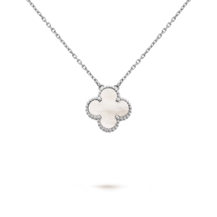 Clover Leaf Necklace,925 Silver, 18k Gold Plated - Image 36