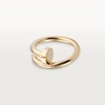 ELSIE LOVE Nail Ring, Women’s 18K Gold Plated Minimalist Open Ring