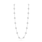 ELSIE LOVE Multi Clover Long Necklace for Women, 925 Sterling Silver, 18K Gold Plated - Image 21