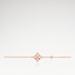 ELSIE LOVE Color Blossom Star Bracelet | 18K Rose Gold Plated, Pink Mother-of-Pearl & Zircon