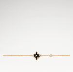 ELSIE LOVE Color Blossom Star Bracelet | 18K Gold Plated with Onyx & Zircon