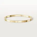 ELSIE LOVE Classic Bracelet Small Model | V Gold 18K Gold Plated Screw Design