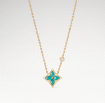 Color Blossom Amazonite Star Necklace | 18K Gold Plated