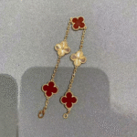ELSIE LOVE Clover Leaf Bracelet ,925 Silver, 18k Gold Plated - Image 20