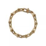 ELSIE LOVE Medium Link Bracelet for Women, 18K Gold Plated V Gold, PVD 5x Layered, Stylish Chain Design