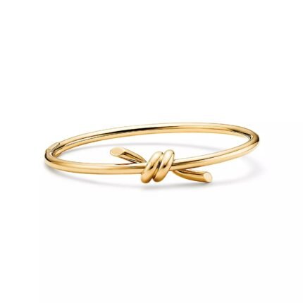 ELSIE LOVE Knot Bracelet 18K Gold Plated, PVD 5x Layered, Elegant & Versatile
