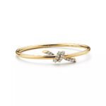 ELSIE LOVE Knot Bracelet with Zirconia · 18K Gold Plated · PVD 5x Layered · V Gold Material