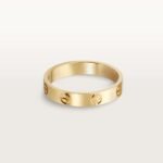 ELSIE LOVE Wedding Band · 18K Gold / Rose Gold / Silver Plated · V Gold · 3.6mm Classic Couple Ring