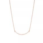 ELSIE LOVE Smile Pendant Small | V Gold 18K Gold Plated Minimalist Necklace - Image 10