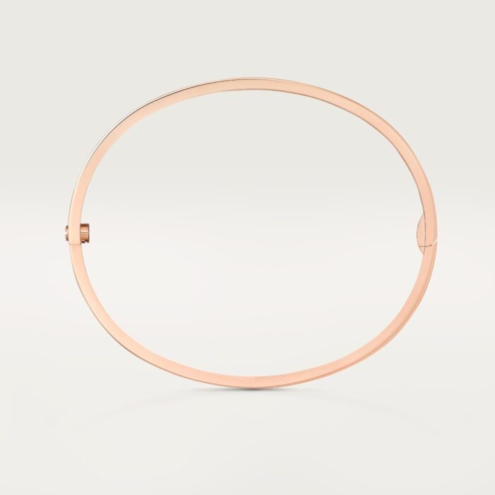 ELSIE LOVE Classic Bracelet Small Model | V Gold 18K Gold Plated Screw Design - Image 9