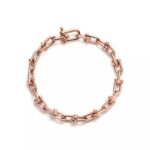 ELSIE LOVE Small Link Bracelet for Women, 18K Gold Plated, V Gold, PVD 5x Layered, Fits Medium Wrist - Image 11