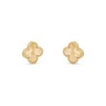 ELSIE LOVE Clover Leaf Earrings · 18K Gold Plated 925 Silver · White Mother-of-Pearl / Black Onyx / Red Carnelian / Green Malachite - Image 10
