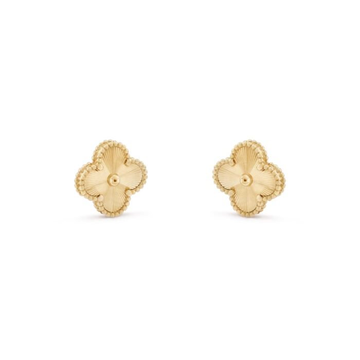 ELSIE LOVE Clover Leaf Earrings · 18K Gold Plated 925 Silver · White Mother-of-Pearl / Black Onyx / Red Carnelian / Green Malachite - Image 10
