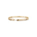 ELSIE LOVE Coco Crush Bracelet · 18K Gold Plated V Gold · Quilted Pattern Design · Minimalist Women’s Bangle - Image 10