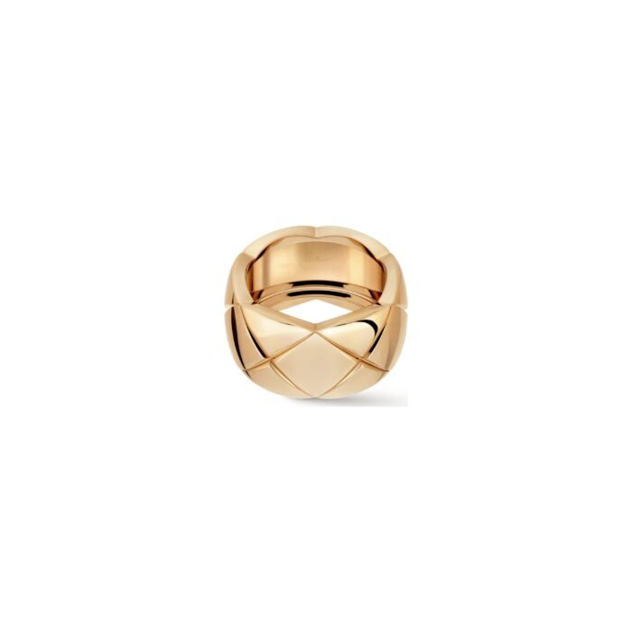 ELSIE LOVE Coco Crush Ring | 925 Sterling Silver 18K Gold Plated PVD 5x Layered Women’s Classic Quilted Ring - Image 10