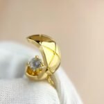 ELSIE LOVE Coco Crush Necklace Women 18K Gold Plated V Gold Zirconia C Letter Pendant PVD 5x Layered - Image 10