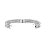 ELSIE LOVE Perlee Bangle Bracelet for Women, 18K Gold Plated V Gold, Cubic Zircon - Image 10