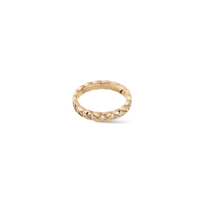 ELSIE LOVE Coco Crush Ring Women 18K Gold Plated 925 Silver Zirconia Ring PVD 5x Layered Fashion Band - Image 9