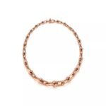ELSIE LOVE Link Necklace | V Gold 18K Gold Plated Minimalist Chain Necklace 18” - Image 11