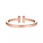 ELSIE LOVE Square T Bracelet | 18K Gold Plated V Gold | PVD 5x Layered | Medium Open Bangle - Image 11