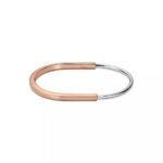 ELSIE LOVE Lock Bracelet Narrow | 18K Gold Plated V Gold PVD 5x Layered Medium - Image 11