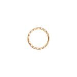 ELSIE LOVE Coco Crush Ring | 925 Silver 18K Gold Plated Quilted Fashion Ring - Image 11