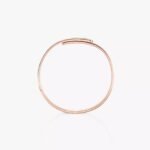 ELSIE LOVE Move Noa Bracelet Women 18K Gold Plated V Gold Zirconia PVD 5x Layered Bangle 4.5mm - Image 11