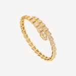 ELSIE LOVE Serpenti Bracelet 18K Gold Plated CZ