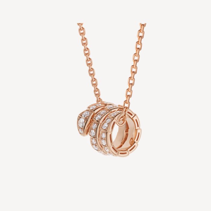 Serpenti Triple Ring Necklace - Image 9