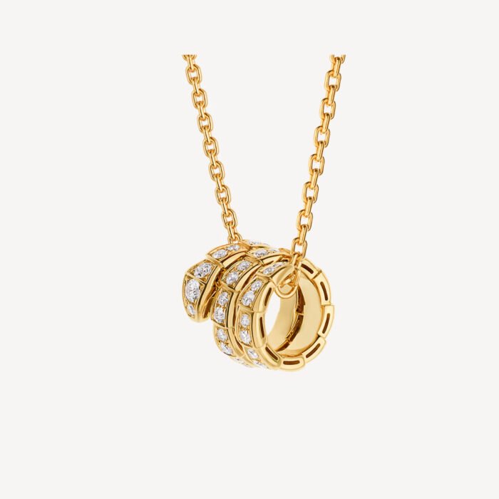 Serpenti Triple Ring Necklace - Image 5