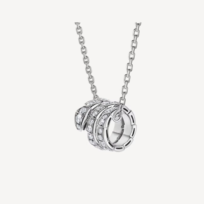 Serpenti Triple Ring Necklace - Image 1