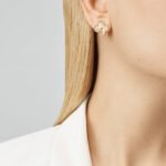 ELSIE LOVE Clover Leaf Earrings · 18K Gold Plated 925 Silver · White Mother-of-Pearl / Black Onyx / Red Carnelian / Green Malachite - Image 11