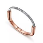 ELSIE LOVE Lock Bracelet 18K Gold Plated with Zirconia, Medium Size - Image 12