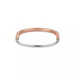 ELSIE LOVE Lock Bracelet Narrow | 18K Gold Plated V Gold PVD 5x Layered Medium - Image 12