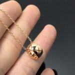 ELSIE LOVE Coco Crush Necklace Women 18K Gold Plated V Gold PVD 5x Layered Adjustable Chain - Image 12