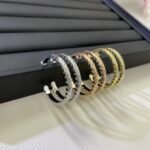 ELSIE LOVE Coco Crush Hoop Earrings Women 18K Gold Plated V Gold PVD 5x Layered Fashion Jewelry - Image 11