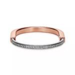 ELSIE LOVE Lock Bracelet 18K Gold Plated with Zirconia, Medium Size - Image 13