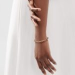 ELSIE LOVE Small Link Bracelet for Women, 18K Gold Plated, V Gold, PVD 5x Layered, Fits Medium Wrist - Image 14