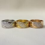 ELSIE LOVE Coco Crush Ring · 925 Sterling Silver 18K Gold Plated · Quilted Design with Full Zirconia Inlay · Luxury Women’s Ring - Image 13