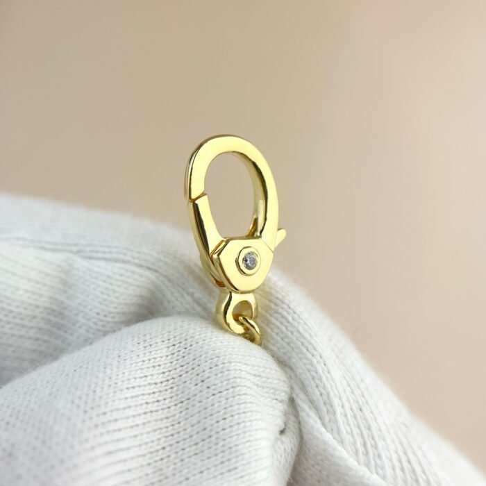 ELSIE LOVE Coco Crush Necklace Women 18K Gold Plated V Gold Zirconia C Letter Pendant PVD 5x Layered - Image 13