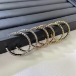 ELSIE LOVE Coco Crush Hoop Earrings Women 18K Gold Plated V Gold PVD 5x Layered Fashion Jewelry - Image 12