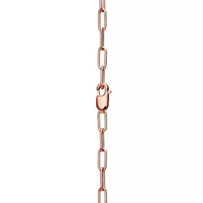 ELSIE LOVE Medium Lock Pendant Necklace | V Gold 18K Gold Plated with Zirconia, 18” - Image 14