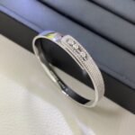 ELSIE LOVE Move Noa Bracelet Women 18K Gold Plated V Gold Zirconia PVD 5x Layered Bangle 4.5mm - Image 14