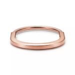 ELSIE LOVE Lock Bangle, 18K Gold Plated, V Gold, Medium Size, PVD 5x Layered - Image 14