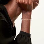 ELSIE LOVE Lock Bracelet Narrow | 18K Gold Plated V Gold PVD 5x Layered Medium - Image 15