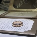 ELSIE LOVE Coco Crush Ring | 925 Silver 18K Gold Plated Quilted Fashion Ring - Image 15