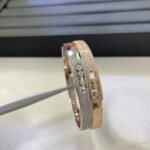 ELSIE LOVE Move Noa Bracelet Women 18K Gold Plated V Gold Zirconia PVD 5x Layered Bangle 4.5mm - Image 15