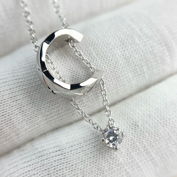 ELSIE LOVE Coco Crush Necklace Women 18K Gold Plated V Gold Zirconia C Letter Pendant PVD 5x Layered - Image 16