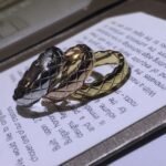 ELSIE LOVE Coco Crush Ring | 925 Silver 18K Gold Plated Quilted Fashion Ring - Image 18