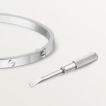 ELSIE LOVE Classic Bracelet Small Model | V Gold 18K Gold Plated Screw Design - Image 14